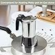 Gocoffun Induktion Adapterplatte für Moka, Edelstahl Gasherd-Diffusorplatte 20cm, Induktionskochteller Adapter, für die Verwendung von Kaffeekannen, Kochgeschirr