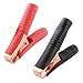 Aexit 2 Pieces Electrical Testing Copper Tip Insulated Test Lead Crocodile Alligator Voltage Testers Clips 100A