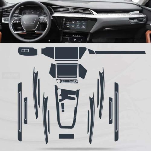 Película protectora de TPU para consola central de Audi E-Tron 45 55 2020 2021 2022 2023 2