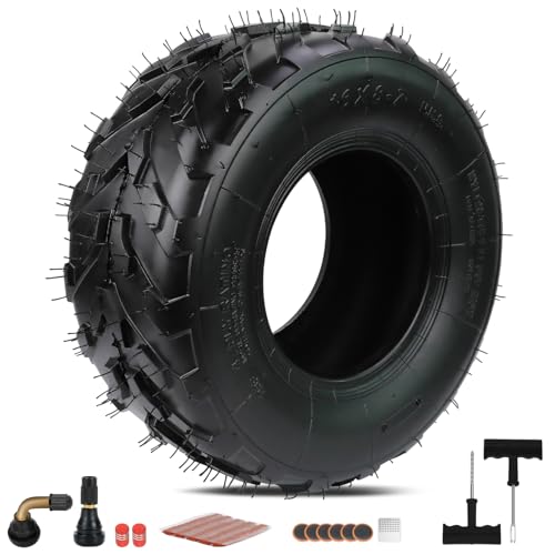 EOPOAYI 16x8-7 ATV Tire Tubeless All-Terrain Replacement for Tao tao Coolster 110cc 125cc Trailmaster Roketa Kazuma UTV Quad 4 Wheeler Coleman CK196 Go Kart Golf Cart Riding Lawn Mower Dune Buggy 4PR