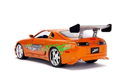 Jada Fast & Furious 1:18 Toyota Supra Die-cast Car y Figura Brian miniatura 5