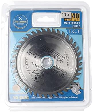 Circular Saw Blade 115mm Wood Cutting Disc 40T Alloy Steel Professional Carbide Saw Blade for Woodworking Angle Grinder (2 Pack)
