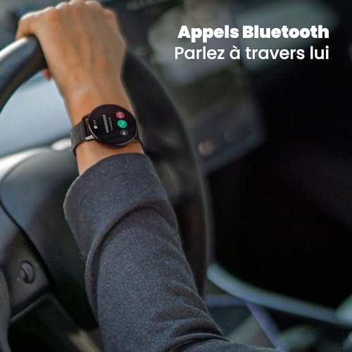 SPC Smartee Duo Classic – Smartwatch Montre Intelligente Noire avec Bracelet métallique Interchangeable, écran AMOLED 1,43”, appels Bluetooth, 8 Jours de Batterie, 100 Sports, IP68 – Image 5