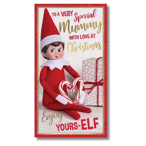 Carte de Noël officielle Elf On The Shelf pour une maman très spéciale