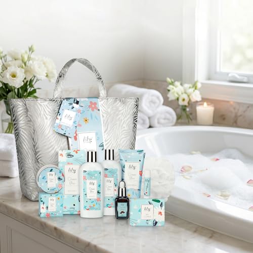 Image of Gifts for Women, Birthday Gift - XXXL Bag Spa Gift Set for Mom, Bath and Body Gift Bag Set for Women, Spa Kit, Mothers Day Gift for Mom, Valentines Day, Christmas Gifts, Spa Bath Gift Set