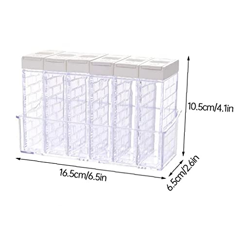 Spice Storage Jars Spice Shaker Box Kitchen Kruiden Opslag Jar Zoutpeper Creating Containers Wit - Image 4