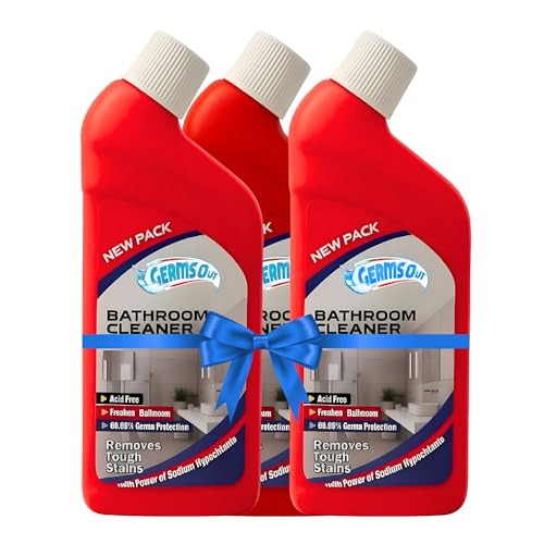 Image of All Purpose Floor & Tile Cleaner 500ml, Bathroom Floor Cleaning Liquid, Removes Grease, Dirt & Tough Stains, Multi-Surface Wall Cleaner (Pack of 3)