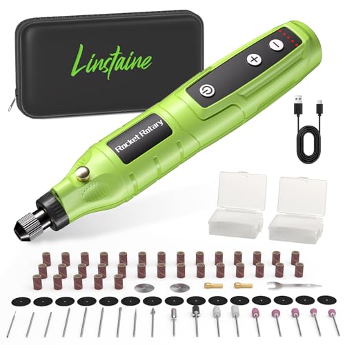Mini Cordless Rotary Tool Kit with 75pcs Accessories, 5-Speed Rec...