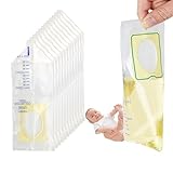 Urinbeutel Baby, 15 Stück Urinbeutel für Unterwegs Kinder (200 ml), Pinkelbeutel mit Klebefläche & Auslaufschutz - Ideal für Reisen, Wandern & Camping - Hygienische Einweg-Lösung für Unterwegs