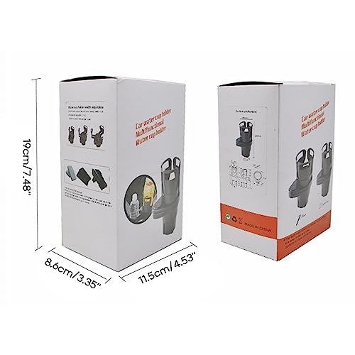 Adaptador Expansor Portavasos para Auto 2 en 1 Rotativo miniatura 6