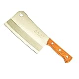 Wan Yuan Hu Hackmesser aus Hongkong,420 Gramm Hackbeil, chinesisches Kochmesser,Fleischbeil,Metzgerbeil,Küchenbeil,Klingenlänge 18,5 cm aus Sandvik-120 Sonderstahl