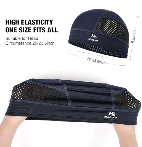 MELASA Cooling Skull Caps Helmet Liner, Lightweight Mesh