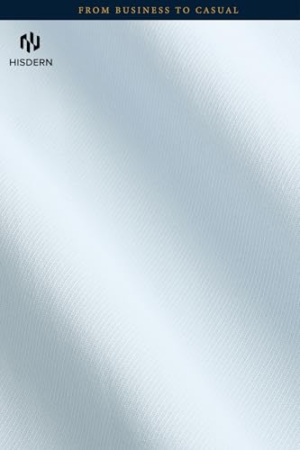 Image of HISDERN Mens Dress Shirts Long Sleeve Button Down Casual Shirts for Men Inner Contrast Formal Business Tuxedo Wedding Shirt