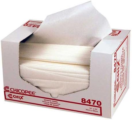Chicopee Towel, Sport Cotton Polyester White - 600 per case.