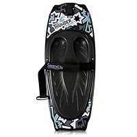 SereneLife Kneeboard Wassersport – Wakeboard mit Schlaufe, Surfbrett - mit Verstellbarem Gurt, Sommeraktivitäten für Sportbegeisterte, Sommer Wassersport- Ideal für Anfänger Kinder & Familien