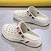 Vtiao Men's fashion garden clogs, arch support, woven look design, EVA material, lightweight, durable, non-slip, beach shoes, gardening shoes, indoor and outdoor sandals.