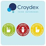 Croydex Black Quartz Flexi-Fix Toilet Seat - Adjustable Hinges with Top & Bottom Fixings Included and Rust Free Chromed Plated Hinge Covers, Antibacterial Treated Surface (Black) - Image 8