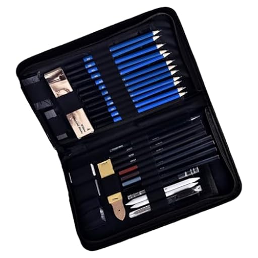 SHINEOFI Juego De 40 Piezas. set de dibujo profesional set dibujo profesional set lapices dibujo maletín con cremallera artículos de arte lápiz de dibujo herramienta colocar | Ya disponible en tu tienda friki favorita! En mundofriki.es!