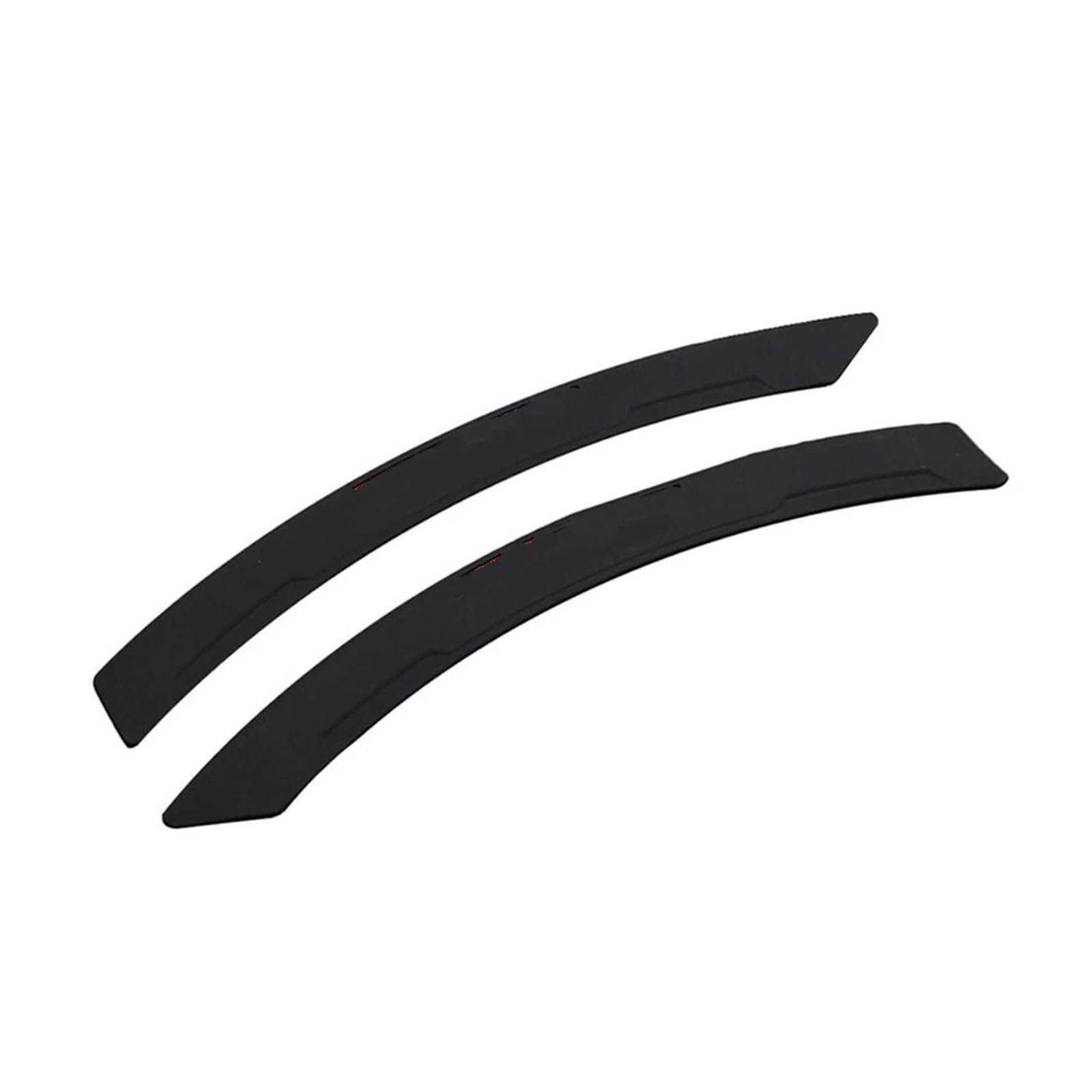 TILIEINE Car Front Side Air Vent Cover Universal Car Wheel Eyebrow Arch Trim Side Fender Protector Strips Black Rubber