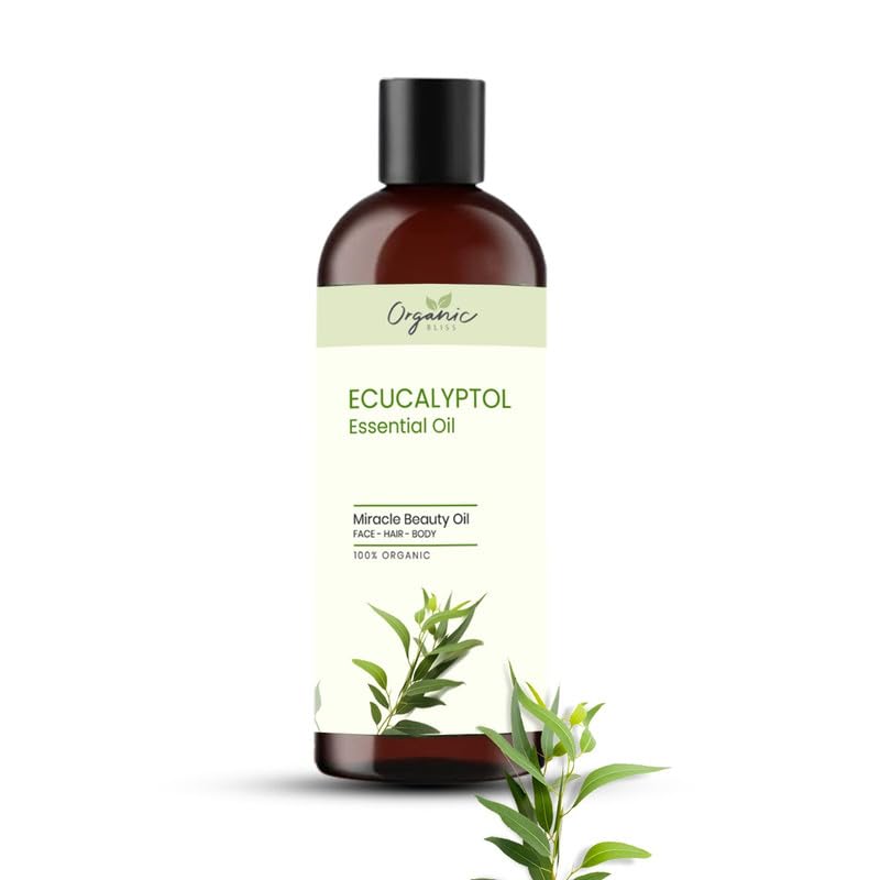 Organic Bliss Ecucalyptol Essential Oil 100% Pure and Natural Therapeutic Grade Essential Oil for Hair Skin Care, Relief from Stress,Anxiety and Aromatherapy(50 ML) (B0CMD59ZBZ) Amazon Price History, Amazon Price Tracker