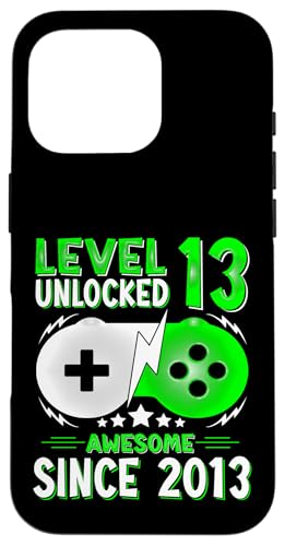 Level 13 Unlocked Birthday 13 Year Old Gifts 13th Birthday �X�}�z�P�[�X iPhone 16 Pro �p
