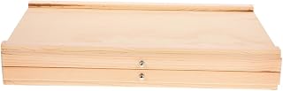 STOBOK Wooden Marker Pen Storage Box Art Supply Organizer Multi-Drawer Pencil Box for Artists