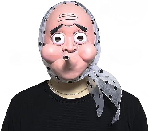 Máscara de Haganezuka: O Segredo Por Trás do Rosto do Ferreiro de Demon Slayer 4 MITSCH Swordsmith Village Haganezuka Hotaru Latex mask party makeup props Anime Cosplay costume