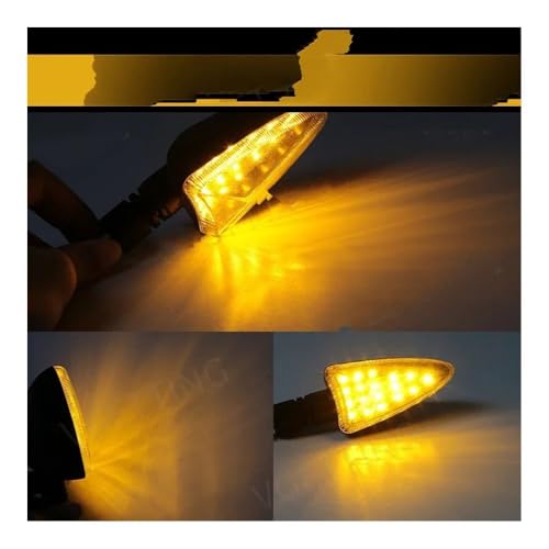 Clignotants directionnels universels LED ambre haute visibilité contre le manque de clarté