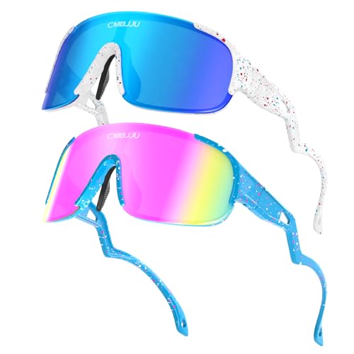 Image of Kids Sunglasses,Youth Baseball Glasses for Boys Girls Age 6-14,Sports UV Protection Goggles