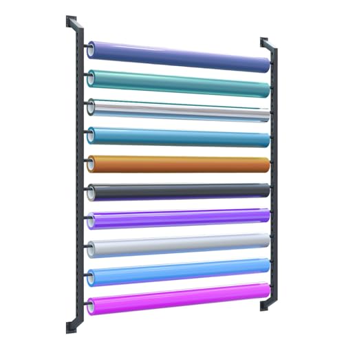 Support de rangement mural multi-usage pour éliminer l'encombrement des rouleaux de tissu