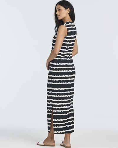 Image of Real Essentials 3 Pack: Women's Maxi Tank Dress | Sleeveless Casual Long Lounge Dress (Plus