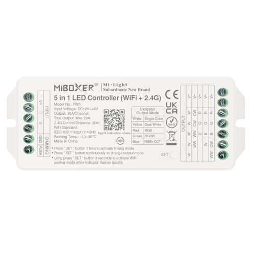 6) Alta potenza: Tensione di ingresso DC 12-48V, uscita massima 20A, quindi il carico massimo è 12* 20 = 240W per le luci di striscia del LED DC12V ecc.