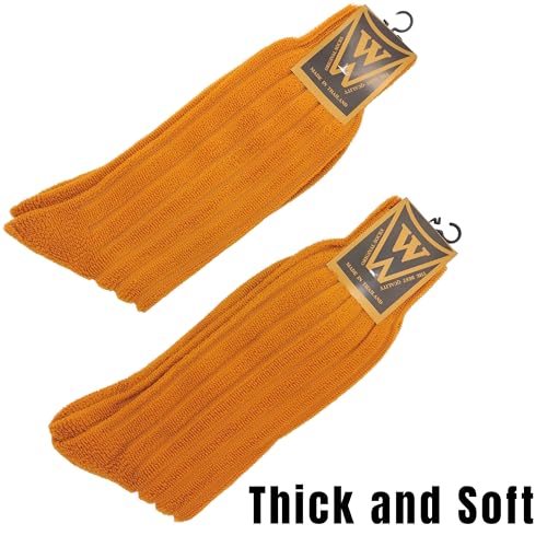 Monk Socks, Two Pairs, Crew Socks, Thick and Soft, Winter Warm, Offering Dedicated to Buddhist Monks Priest Novice Abbot Thai Thailand Laos3