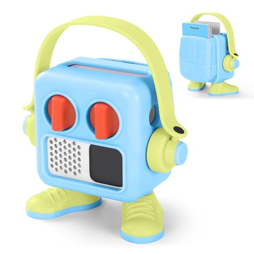 OCXLLEATLY �n�[�h�V�F���J�o�[�W���P�b�g Yoto Mini Player�Ή� �v���X�`�b�N�X���[�u�ی�P�[�X �~�j�I�[�f�B�I�X�s�[�J�[��Auido�J�[�h�p (�C�G���[�u���[)