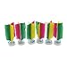 Pomeat 6 Pcs Colorful Feather Chinese Jianzi Foot Sports Toy Game Kicking Kick Shuttlecock
