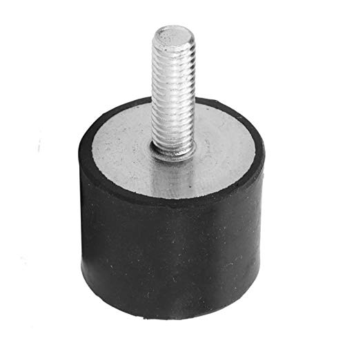 Rubber Vibration Absorber, Reliable Heat Resistance Rubber Mount, Anti-Aging for Shockproof Products Automotive Industry Fitness Equipment Heavy Machinery(VE25*20 M6*18)