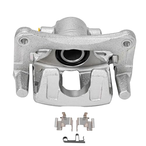 Image of Detroit Axle - Rear Right Brake Caliper w /Bracket Replacement for Chrysler 200 Cirrus Sebring Patriot Compass Avenger Caliber Lancer Outlander RVR