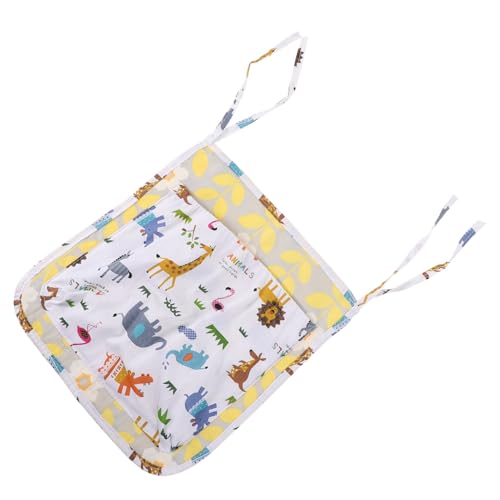 Holibanna Bolsa Organizadora Colgante para Cuna de Multipropósito de Algodón Gran Capacidad para Pañales Biberones y Accesorios Diseño Animal Almacenamiento Práctico para Cunas y Cochecitos