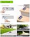DetarZinLED Solar Step Lights for Outside 6 Pack, 12 LEDs 2-Sided Illumination Solar Stair Lights Outdoor IP68 Waterproof,Auto On/Off Deck Lights Solar Powered for Patio,Yard,Path,Walkway (Warm White)
