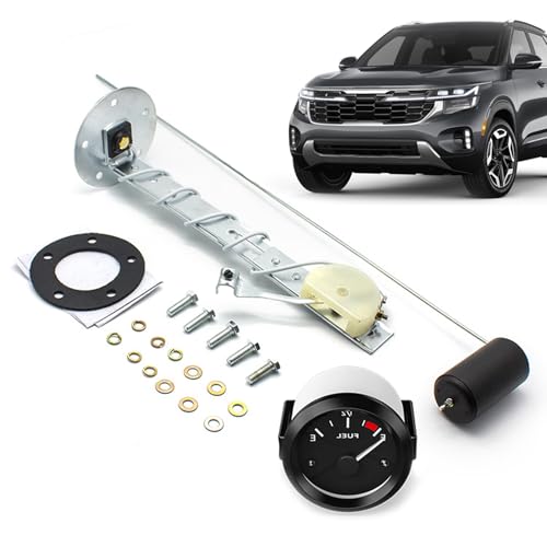 Unité de capteur d'huile - Capteur de niveau d'huile universel 12 V avec affichage LED de 5 cm - Indicateur de niveau d'huile moteur - Pour bateaux, véhicules, camions, camping-cars, garages, camping