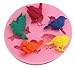 5 Mini Birds Flying Birds Shape 3d DIY Silicone Mold Tray Cake Decorating Mold Chocolate Candy Making Mold Tools Clay Sculpture Shaping Mold Tools