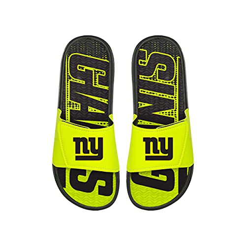 FOCO New York Giants NFL Mens Highlights Gel Slide - S