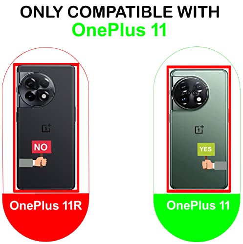 Image of A rtistque Back Cover Case for OnePlus 11 5G with Camera Protection | Shockproof TPU | Stylish Protective Design | Slim Fit | Ultra Matte | Oneplus 11 Back Cover - Black
