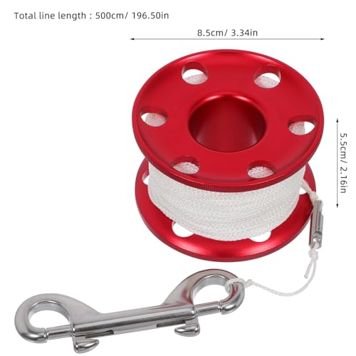 Moulinet plongée en aluminium léger pour éviter les nœuds sous l'eau - 2
