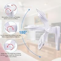 Kamera-Wandhalterung Kompatibel mit Reolink E1 / E1 Pro, Weiße Kamera-Wandhalterung Verstellbare Deckenkamerahalterung für Mercury TPLINK – Ansicht 3