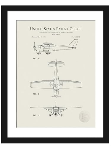 Replica Patent featuring a 1998 Cessna 172 Aircraft L (8x10 Print Only)