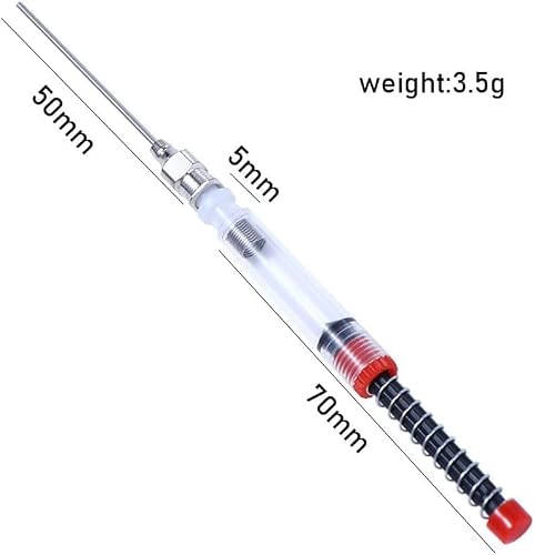 Fountain Pen Syringe Tool,Ink Absorber Syringe Device Ink Suction Device Pipette Instrument Cartridge Converter Ink Cartridge Filler,Refill Your Pen with Converter Adapter,Pens Refills (Elasticity) - Thumbnail 2