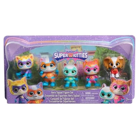 Disney Junior SuperKitties Hero Squad Figure Set Cover