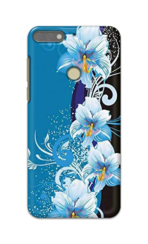 Image of PRINTFIDAA Beautiful Floral Design Printed Designer Hard Case for Honor 7C / Huawei Y7 Prime (2018) / Huawei Y7 (2018) / Nova 2 Lite Back Cover -(e) RPM1006