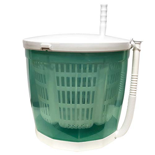 BOSUGE Tragbare Mini-Handwaschmaschine, handbetriebene, Nicht elektrische, manuelle, kompakte Wäscheschleuder, Schleuder, geeignet für Schlafsaal, Einzel, Übung, 1